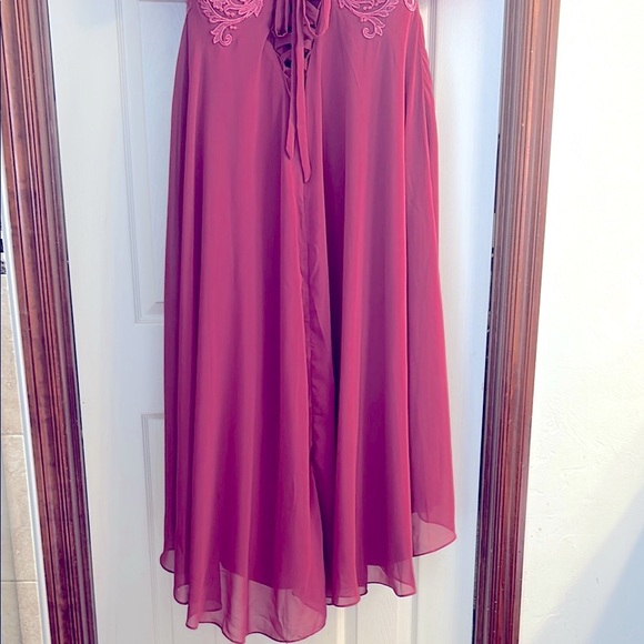 Mother of the bride High-Low Dress Rich Mauve 
New Without Tags—Never Worn - Picture 9 of 11
